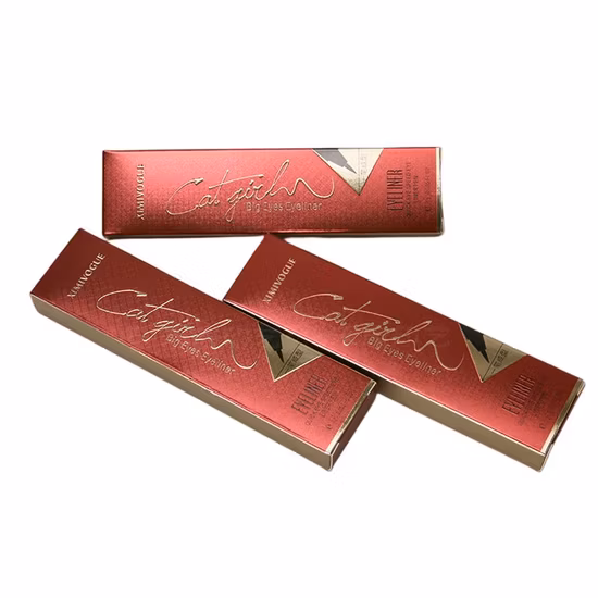Kundenspezifischer Druck und Verpackung von Papierschachteln aus Gold- und Silberfolie