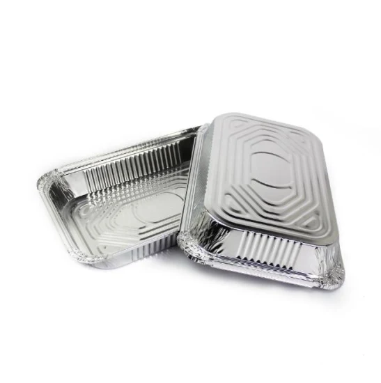 Verdickte 500 800 1000 ml Lunchbox aus Aluminiumfolie, silberfarben/golden, rund, quadratisch, Verpackungsbox mit Deckel, Lebensmittelbehälter aus Aluminium zum Mitnehmen für Sushi, Kuchen, Backen